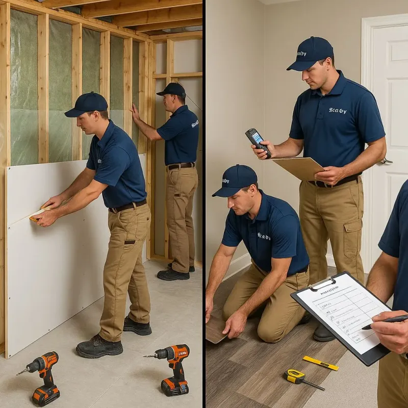 Repairs and Reconstruction process in Ridgeville, SC
